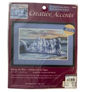 Creative Accents 'Riding the Wave' Counted Cross Stitch Kit by Jim Warren